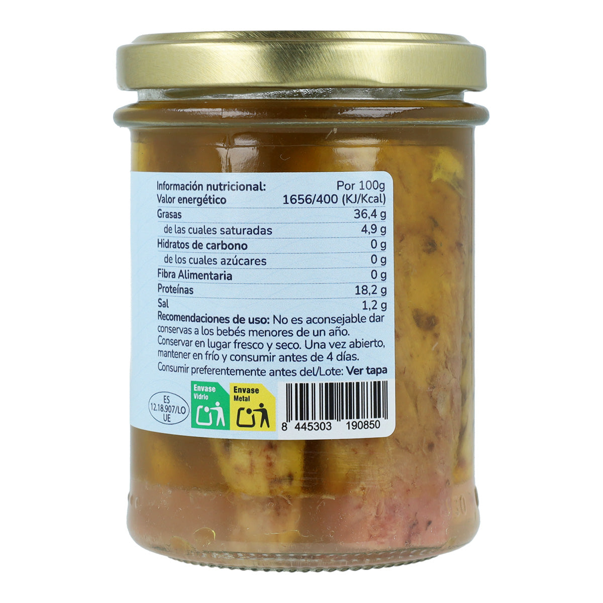 Melva em azeite virgem extra ECO Planeta Huerto 190 g