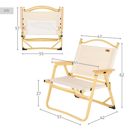 Silla Plegable Baja Glamping C/bolsillo Aktive_3