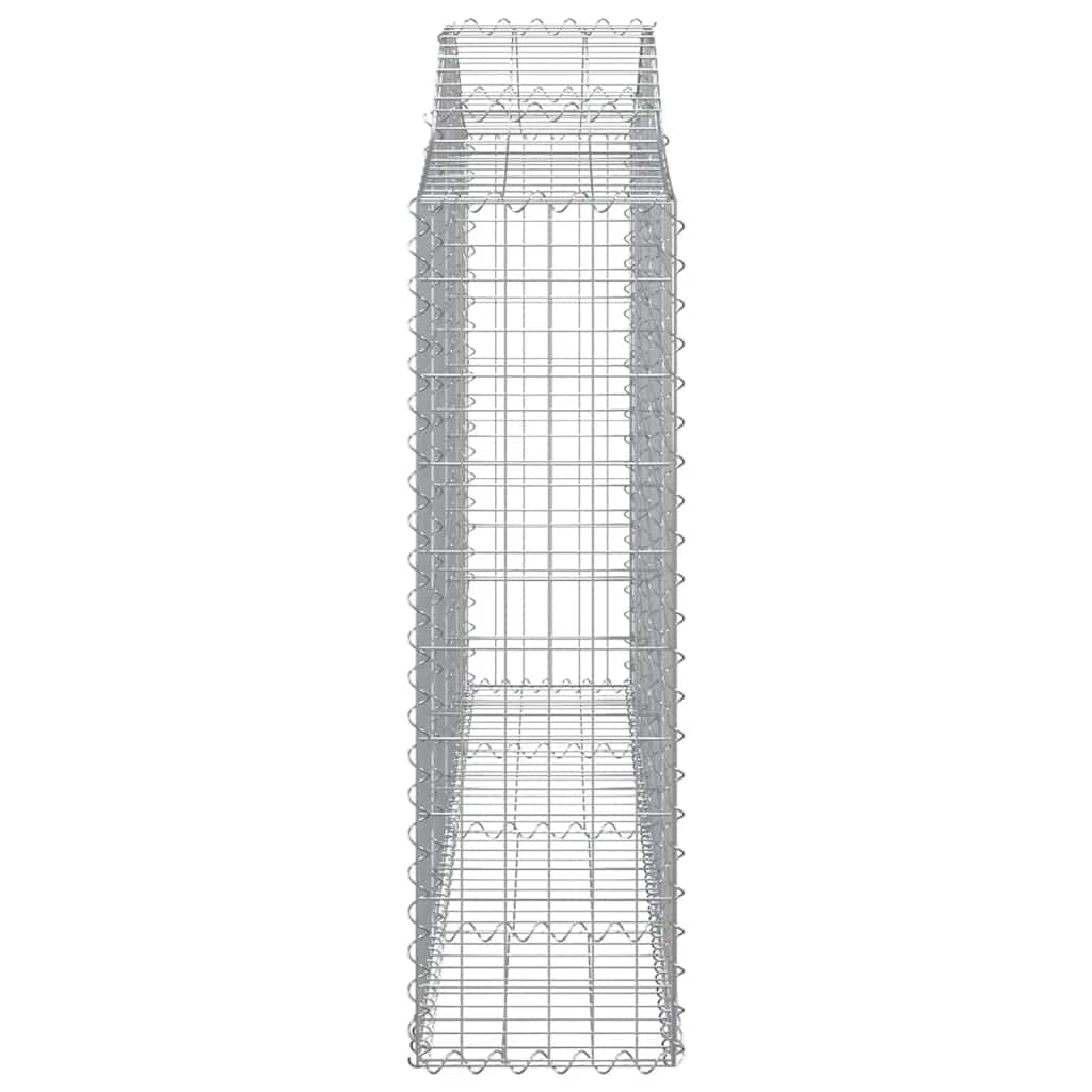 Cestas Gaviones 18 Uds Forma De Arco Hierro 200x30x100/120 Cm_4