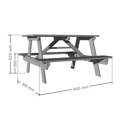 Mesa de piquenique infantil Soulet