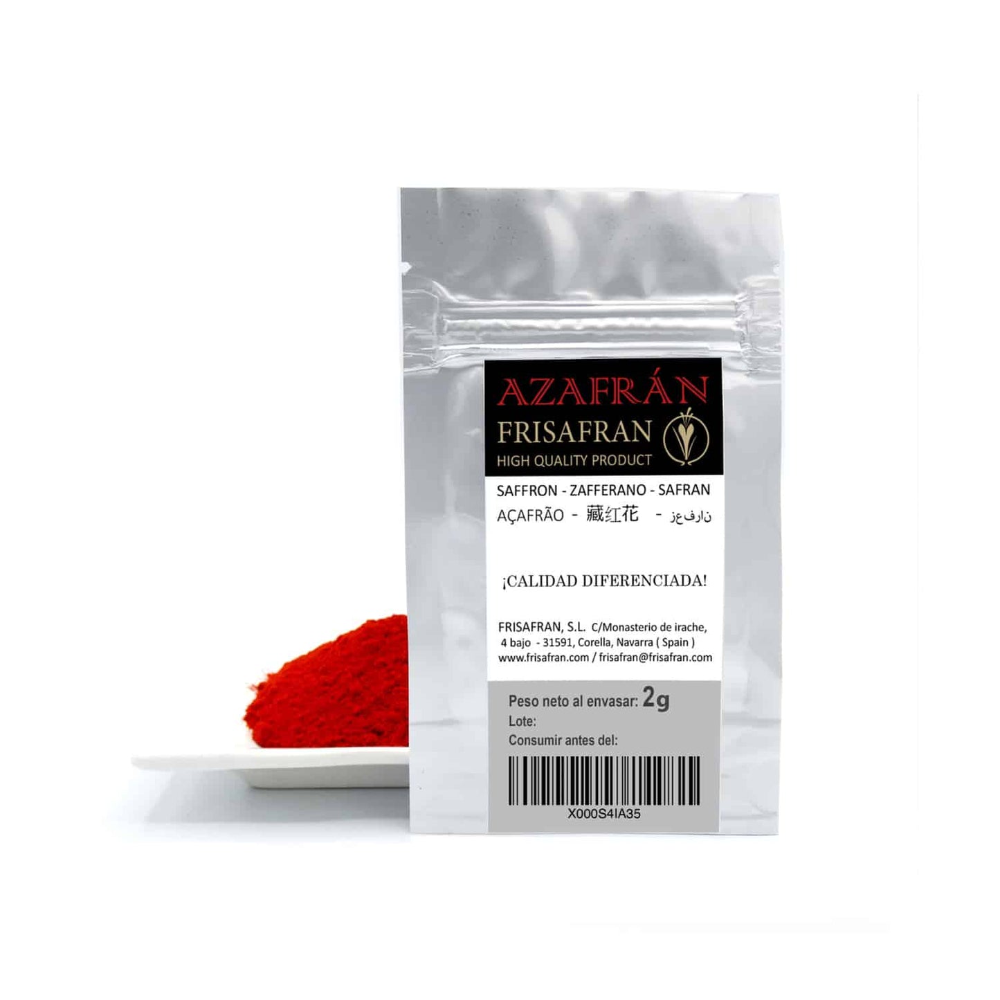 Azafrán En Polvo - Calidad Y Sabor | Frisafran 2 G_0