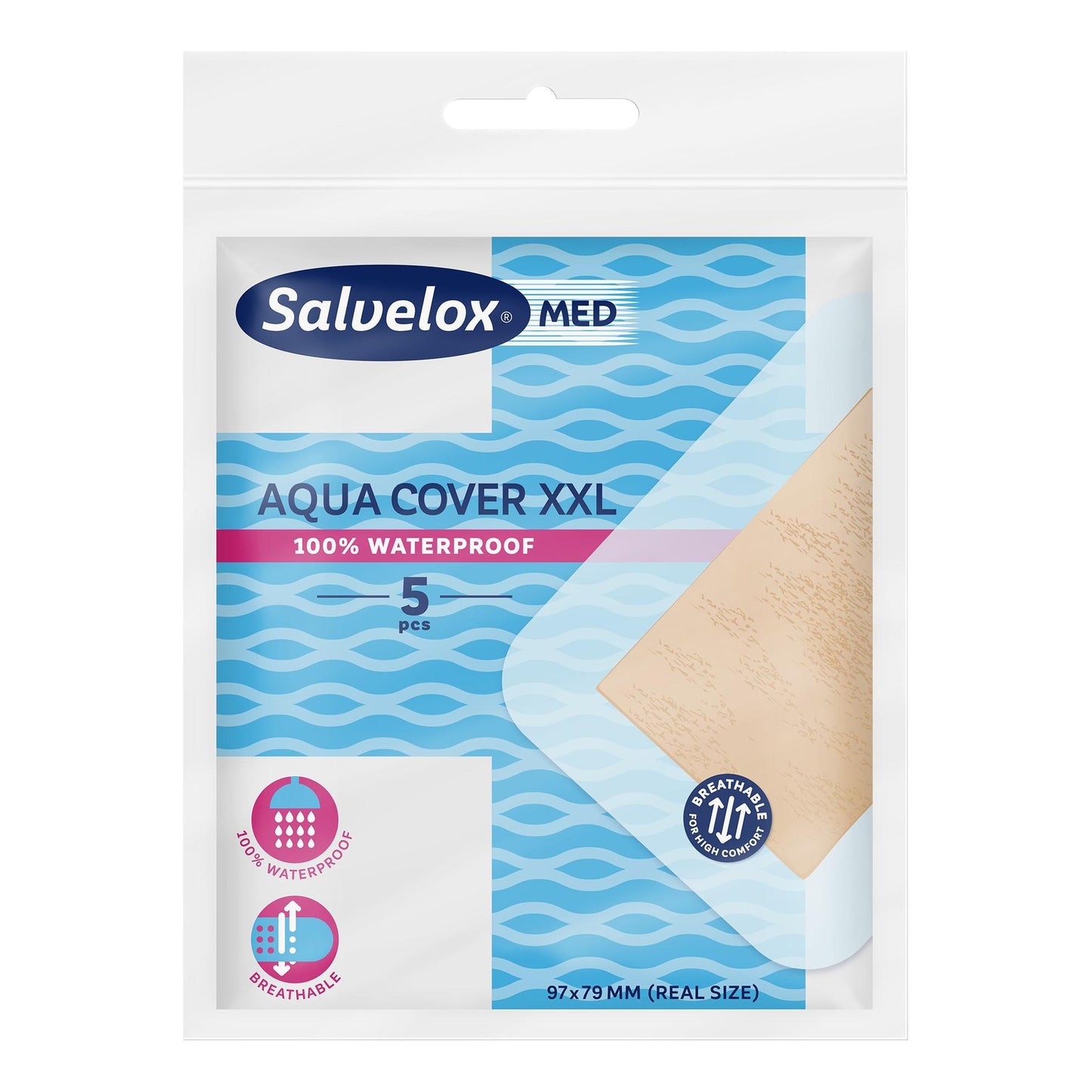 SALVELOX Special Water Maxi Cover 97x79 mm 5 unid.