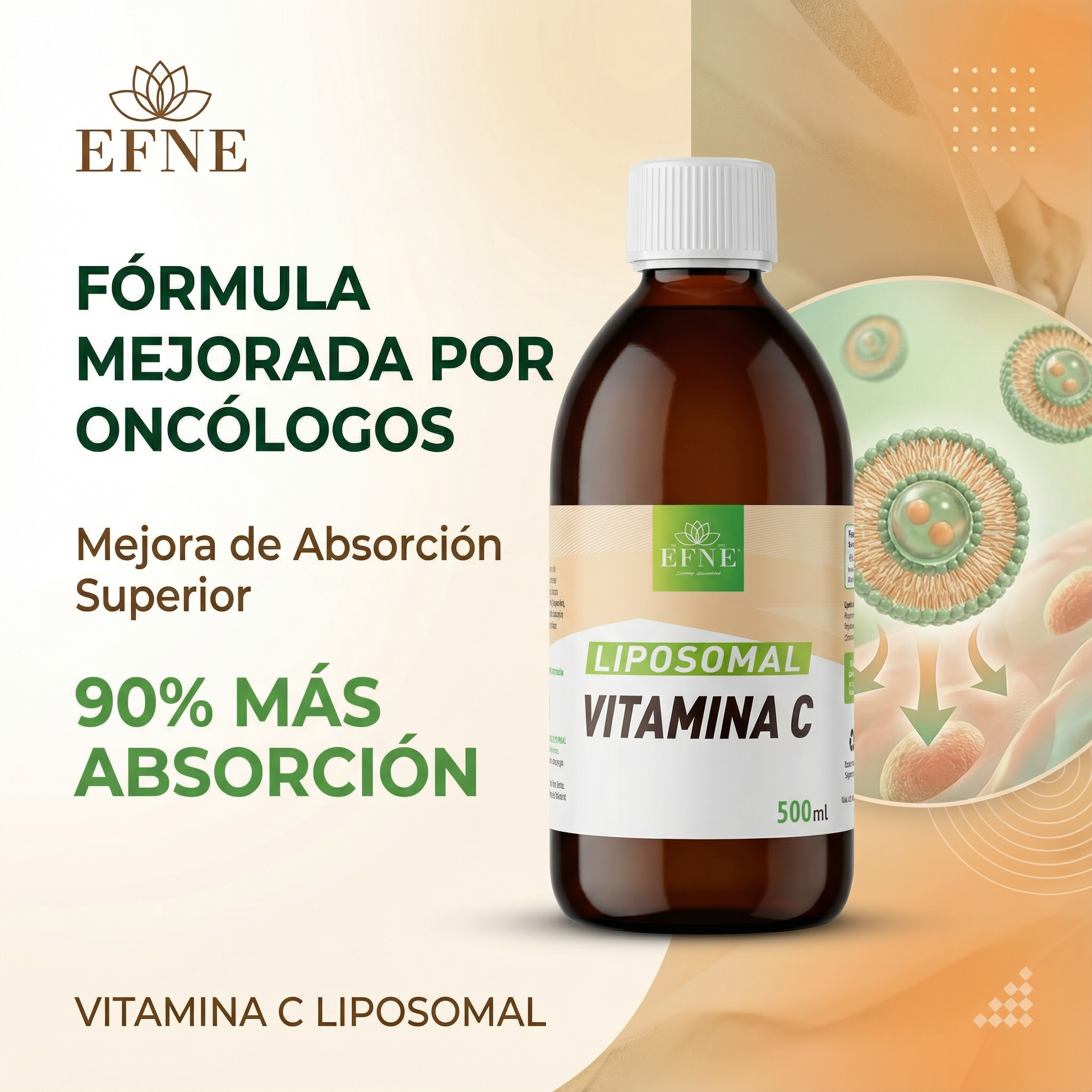 Vitamina C Liposomal Efne | 1050mg (formato 250 Ml)_2