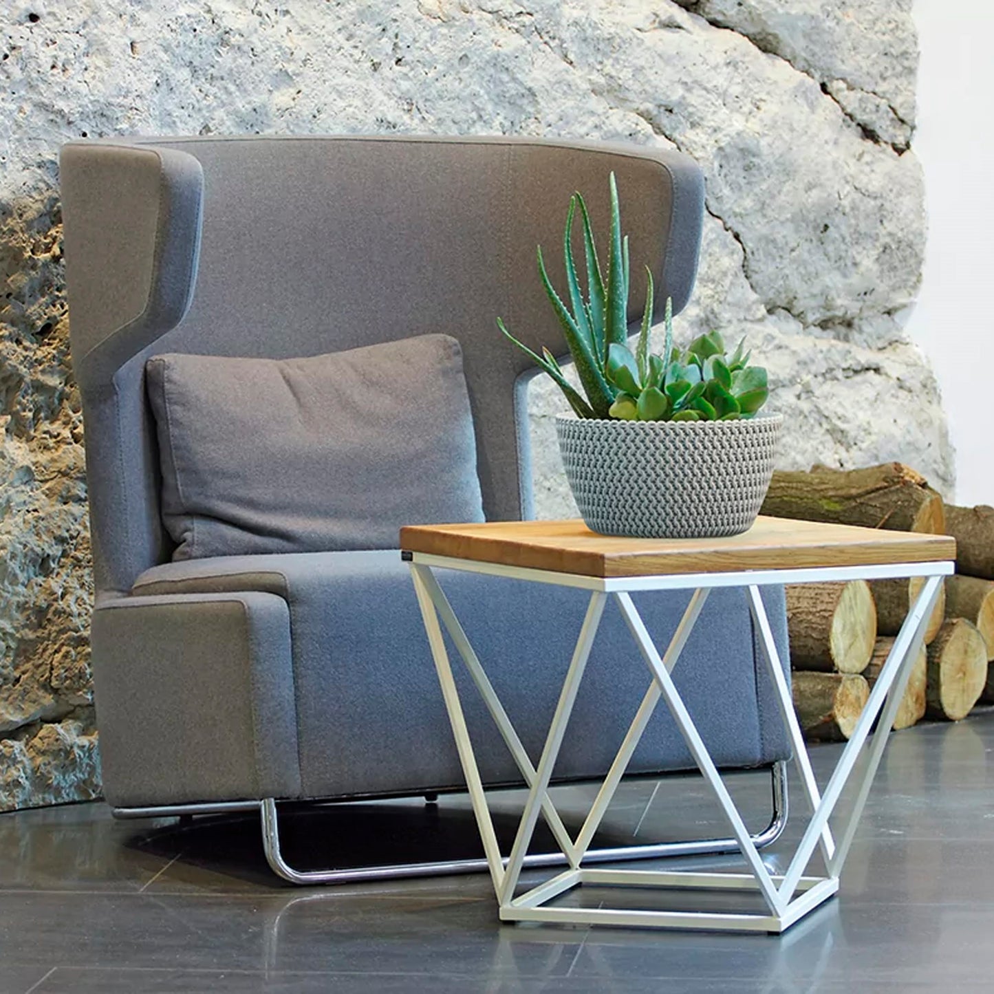 Tazón Macetero Splofy 3,8l., Dimensiones (mm) 236x236x123, Color Mocca_3