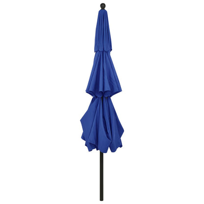 Vidaxl Sombrilla Jardín 3 Niveles Palo De Aluminio Azul Celeste 3,5 M_3
