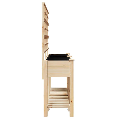 Macetero De Jardín Beige 161 X 46 X 152,5 Cm_5