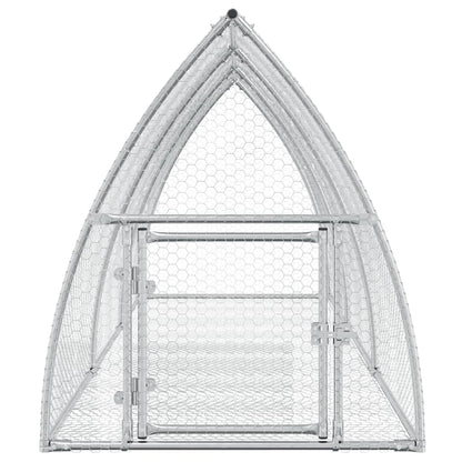 Conejera Acero Galvanizado Plateado 105x300x120 Cm_4
