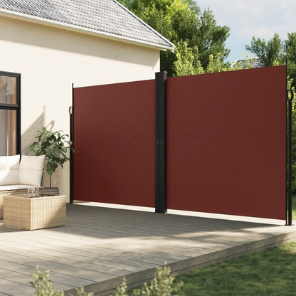Vidaxl Toldo Lateral Retráctil Marrón 200x600 Cm_1