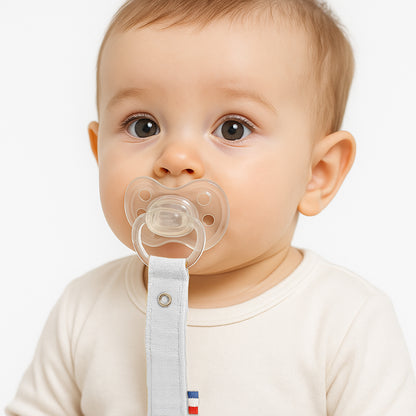 Clip Para Chupete Blanco De Algodón Orgánico_4