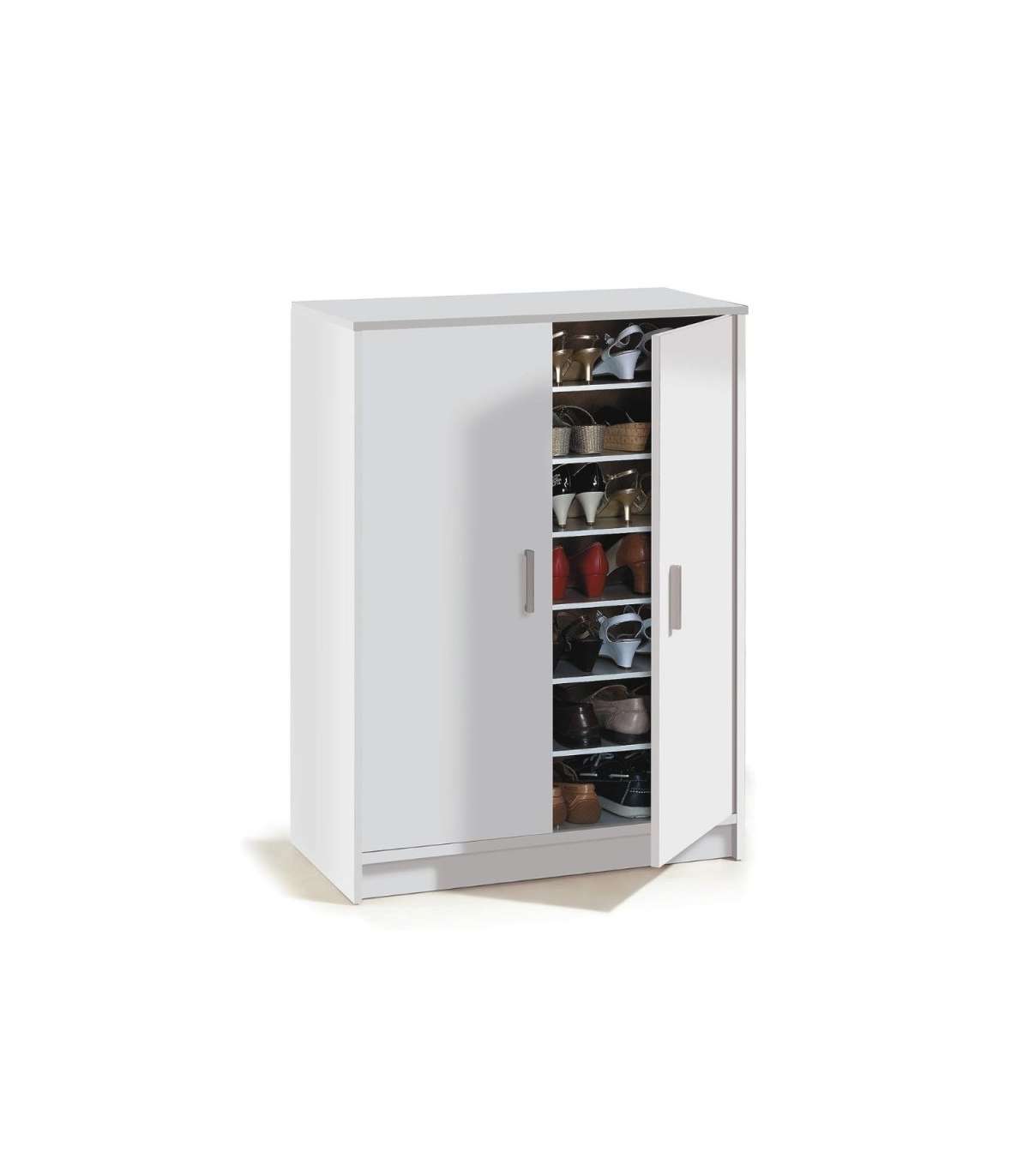 Armario Multiusos 2 Puertas Lassie En Blanco, 75cm(ancho) 101cm(altura) 36cm(fondo)_5