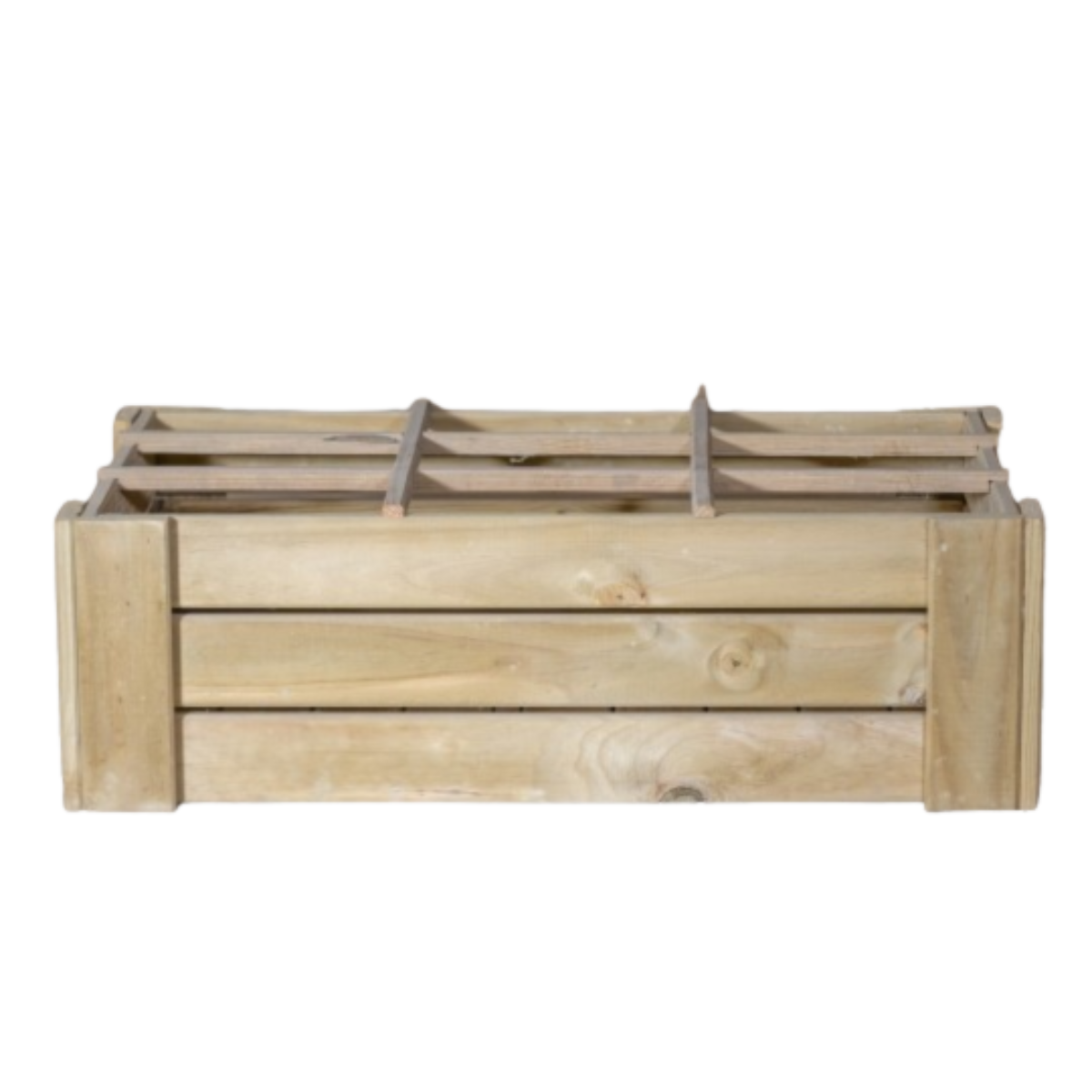 Cajón De Cultivo Vidahu  Suelo Con Separadores Vidahuerto 100x60x27cm._2