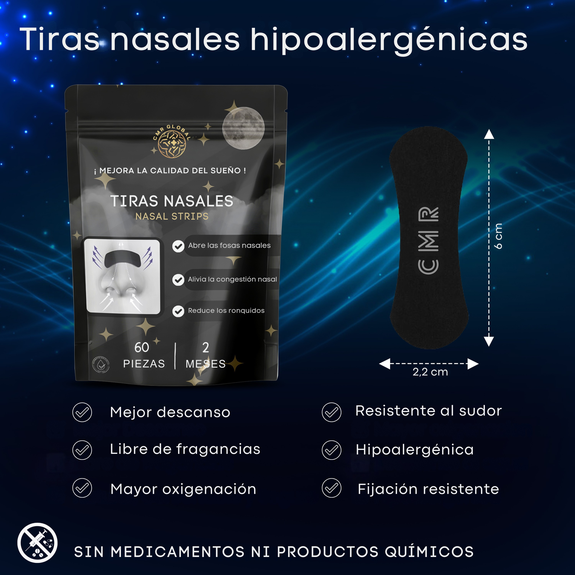 Tiras Nasales PRO Premium CMR Global 60 uds - imagen 7