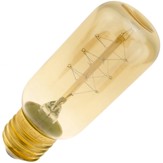 Bombilla Edison De Filamentos Incandescentes E27 220vac 40w 38x103mm T45_0