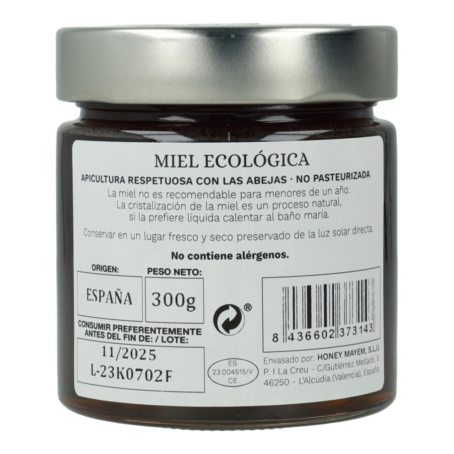 Mel biológico da montanha Mayem 300 g