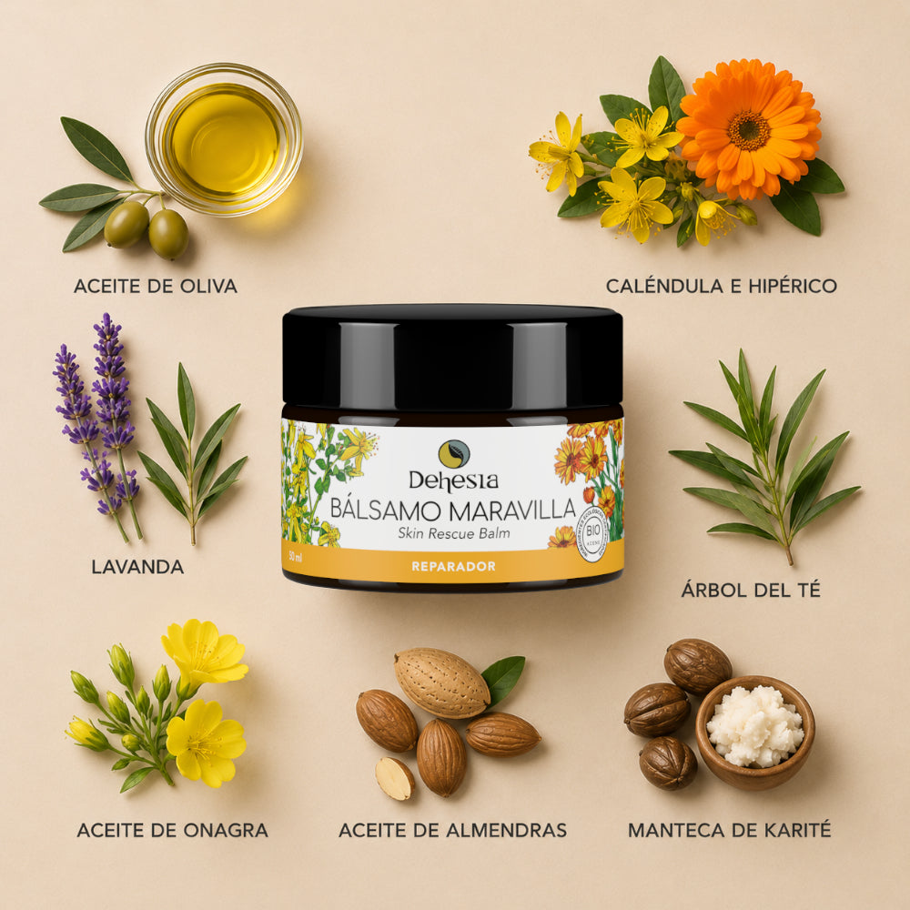 Bálsamo Maravilla Bio | Reparador Piel Dañada, Eccemas, Picor 50ml_4