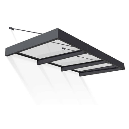 Sophia XL Canopy de porta 140x286 cm transparente 