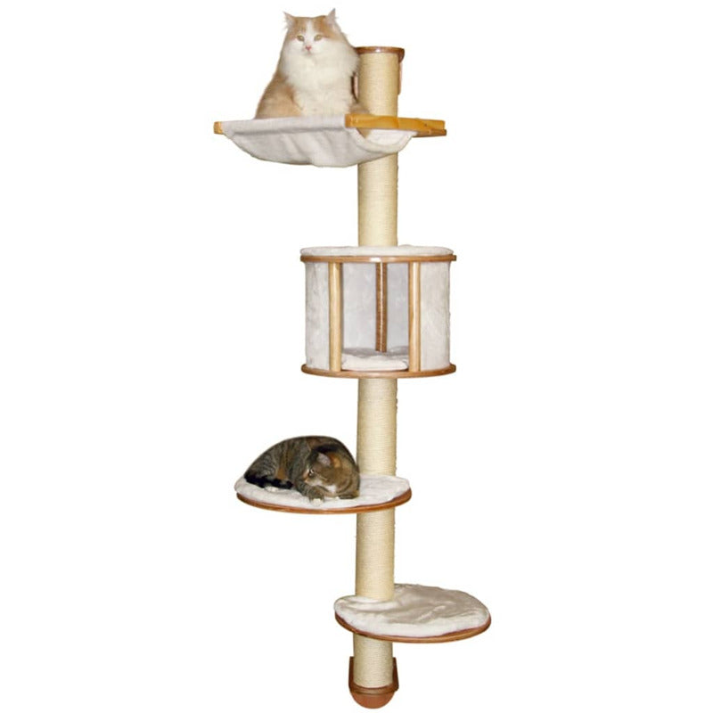 Kerbl Árbol Para Gatos Montado En Pared Dolomit 168 Cm Blanco 81500_1