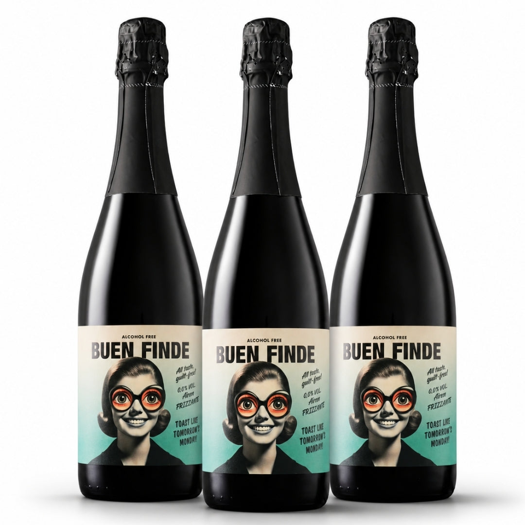 Vino Frizzante Sin Alcohol 0,0% Airén | Pack 3 Botellas X 750 Ml | Vino Espumoso Desalcoholizado | Ligero Y Refrescante_0