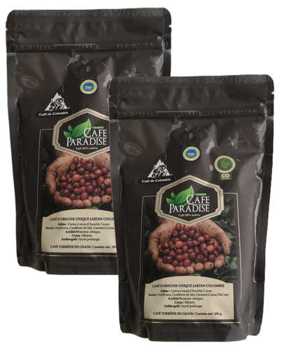 Pack Ahorro 2x Café Especial - Grano - Colombia Origen Único -  100% Arábica  500g (2x250 G)_0