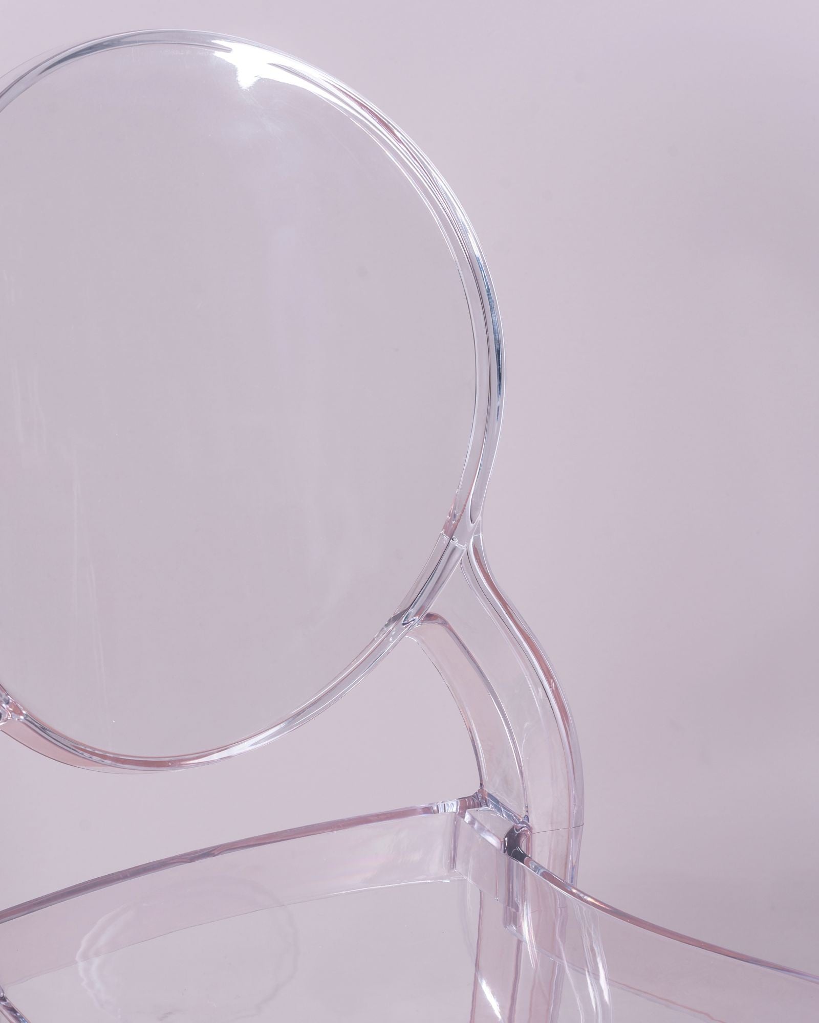 Silla De Comedor Retro De Plástico Transparente - Lousiana_2
