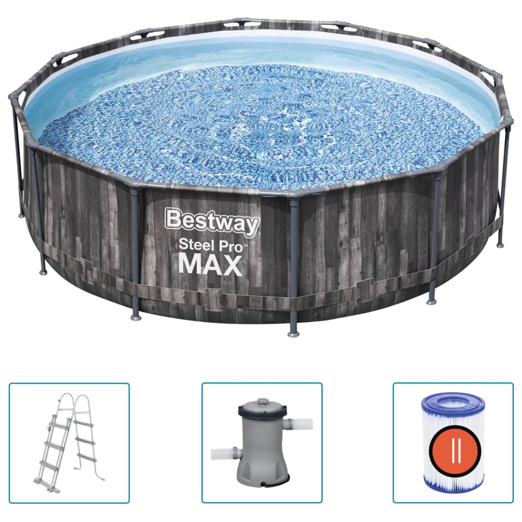 Bestway Conjunto De Piscina Steel Pro Max 366x100 Cm_0