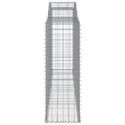 Cestas Gaviones 4 Uds Forma De Arco Hierro 300x50x140/160 Cm_4