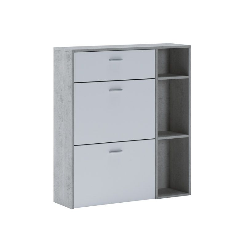 Zapatero Wind Melamina, Gris, 90 X 101,5 X 26_1