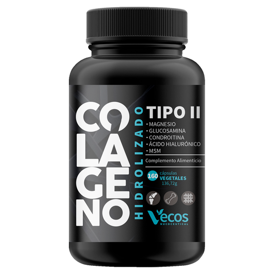 Colágeno Tipo II  VECOS (160 cápsulas) | Comfort para Articulaciones y movilidad | Glucosamina + Condroitina + MSM_0