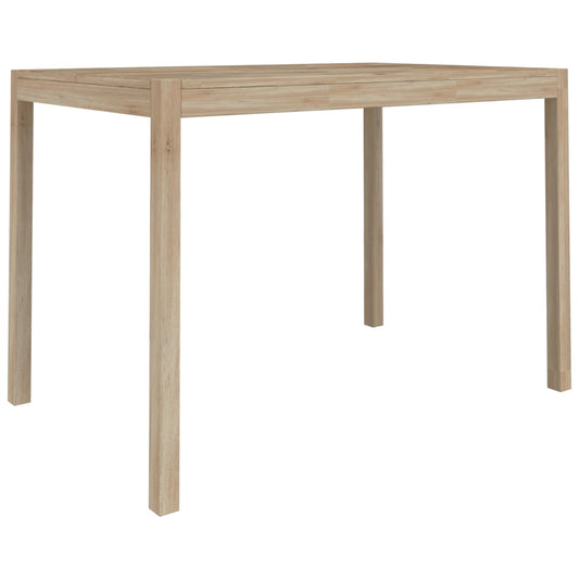 Mesa De Comedor Madera Maciza De Acacia 110x70x75 Cm_0