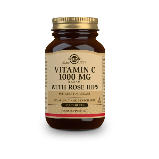 Vitamina C de Rosa Mosqueta com Rosa Mosqueta 1000 mg, 100 comprimidos de 1000 mg