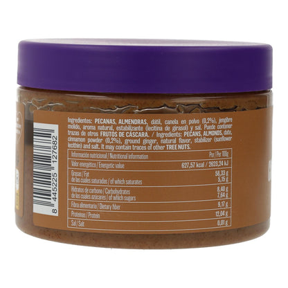 Rolo de Canela com Creme de Nozes Pecã, Nozes e Amêndoas Nut&amp;Me 250 gr_