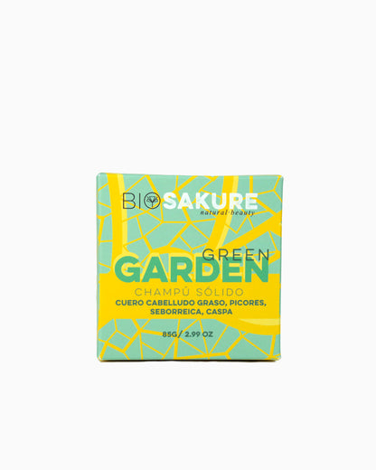 Green Garden - Champú Sólido Para Cuero Cabelludo Graso 85 G Bio Sakure_2