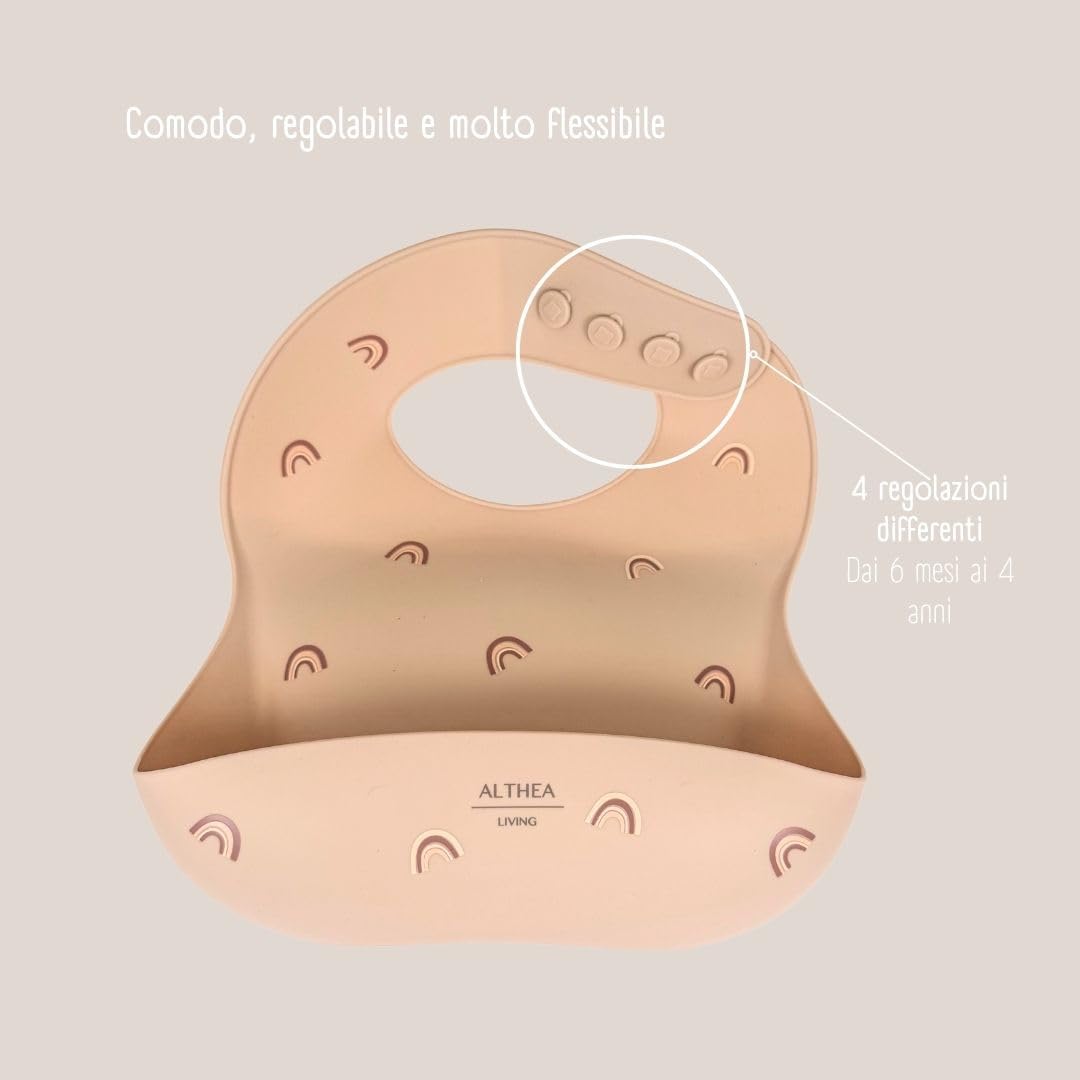 Baberos Impermeables - 2 Piezas - Beige / Azul Marino._5