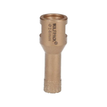 Corona Diamante Para Amoladora Ø 14 Mm. Conexión Rosca M14. Corte Seco_0