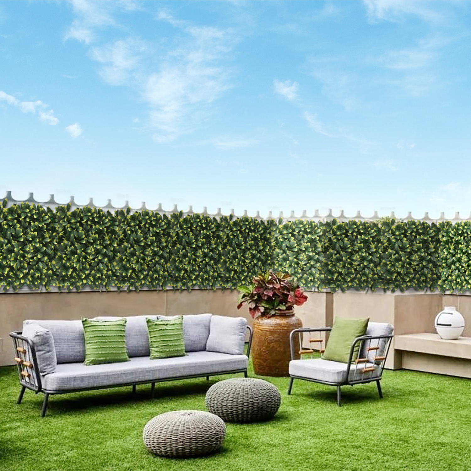 Bonerva | Jardín Vertical Laurel | Pack 4 Piezas 50x50cm_2