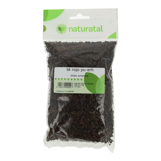 Chá Vermelho Natural Pu-Erh 100Gr