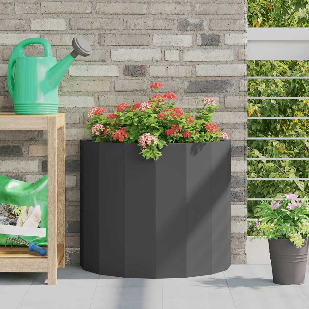 Jardinera Negro 60 X 30 X 50 Cm Acero_1