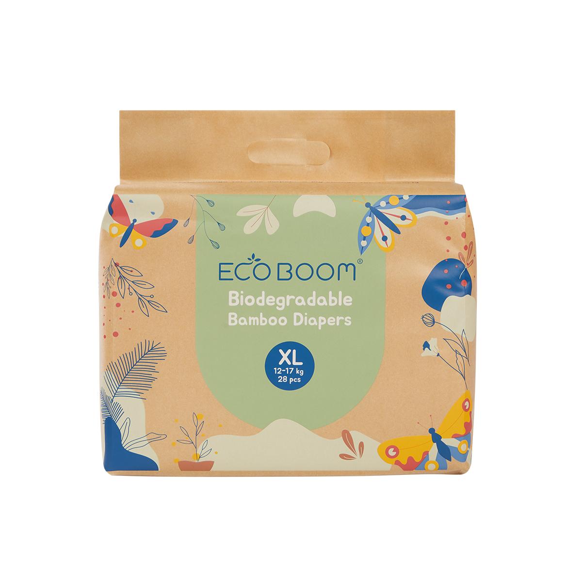 Fralda Ecoboom T5 Bamboo (12 a 17 kg) 28 unidades