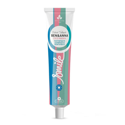 Ben &amp; Anna Coco Mania Pasta de Dentes com Flúor tubo de 75 ml