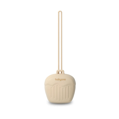Caja Portachupetes De Silicona Beige_0