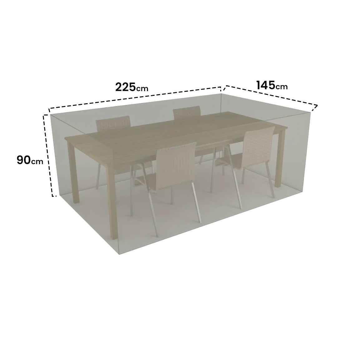 Funda Protectora Mesa Rectangular Y 4 Sillas 225x145x90 Cm Nortene_1