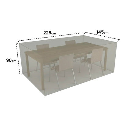 Funda Protectora Mesa Rectangular Y 4 Sillas 225x145x90 Cm Nortene_1