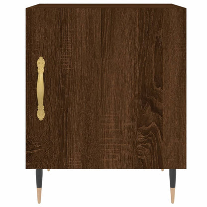 Mesitas Noche 2 Uds Madera Ingeniería Marrón Roble 40x40x50 Cm_3