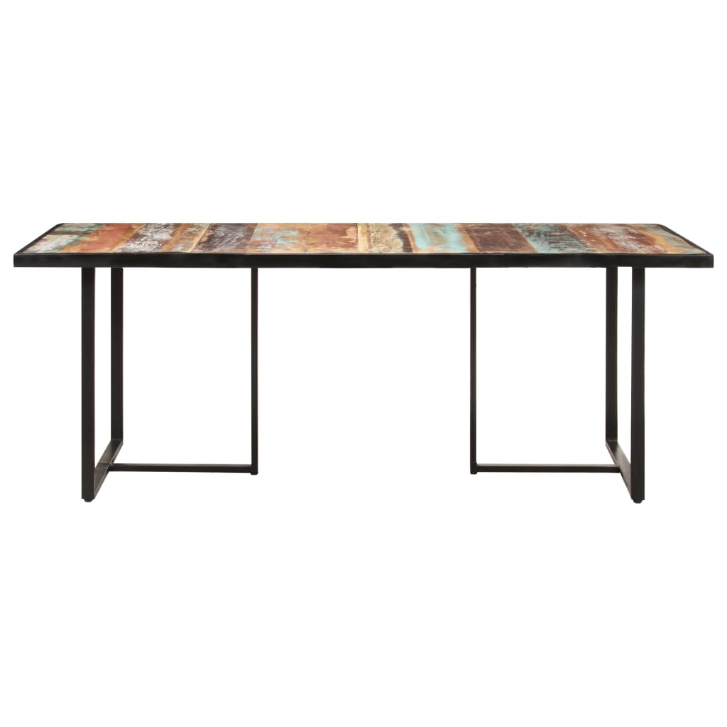 Mesa De Comedor De Madera Maciza Reciclada 200 Cm_0