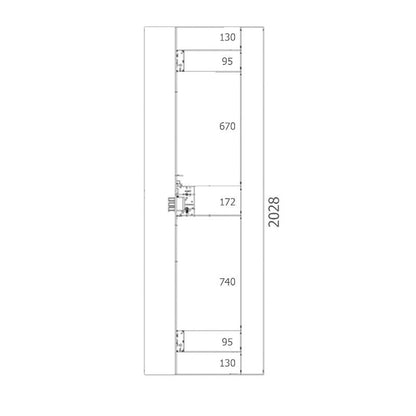 Cerradura Yale Seguridad 8922-fa/ylhs-6/80 Cerradero Corto._1