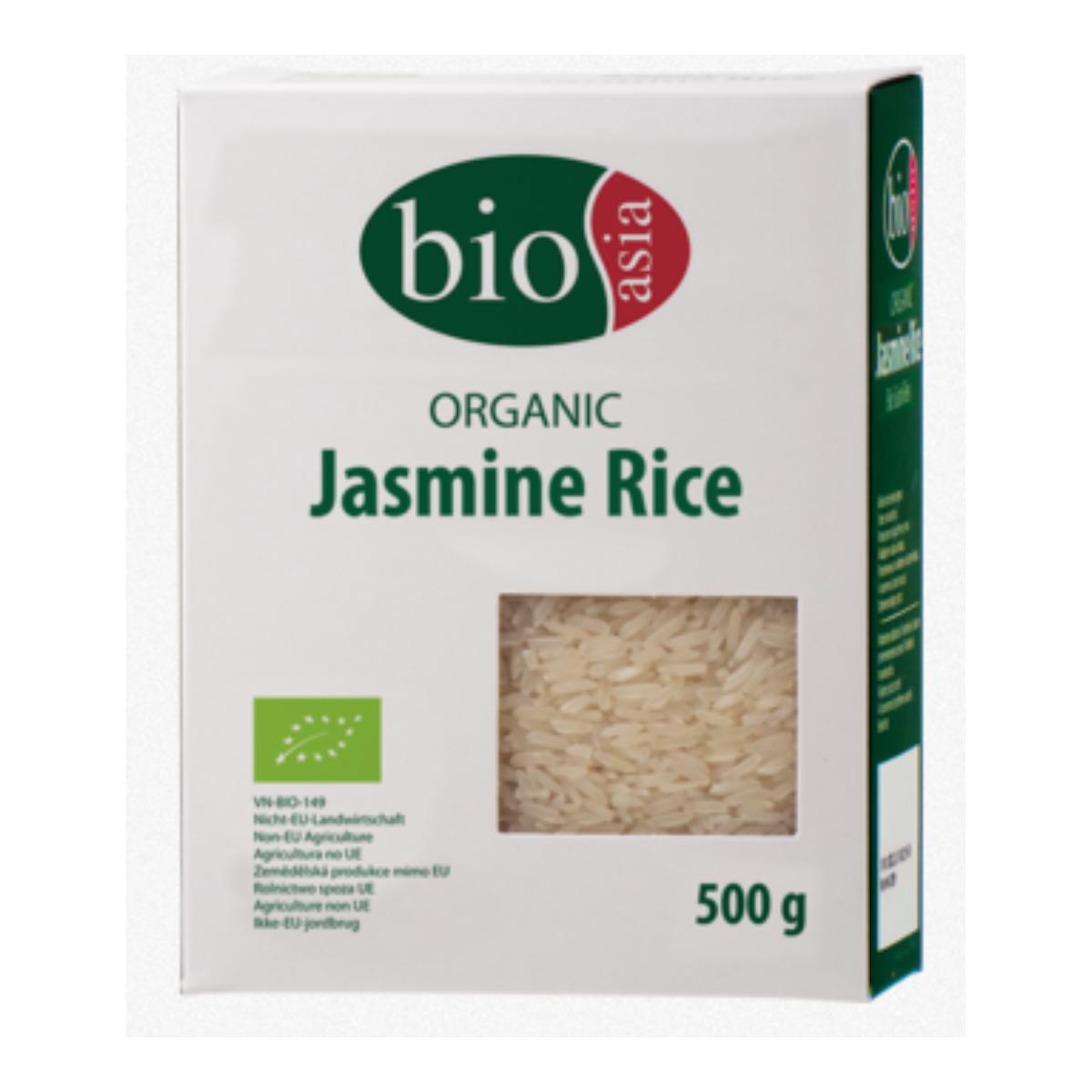 Arroz Jasmim de Grão Longo Biológico Bioasia 500g