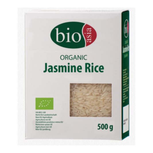 Arroz Jasmim de Grão Longo Biológico Bioasia 500g