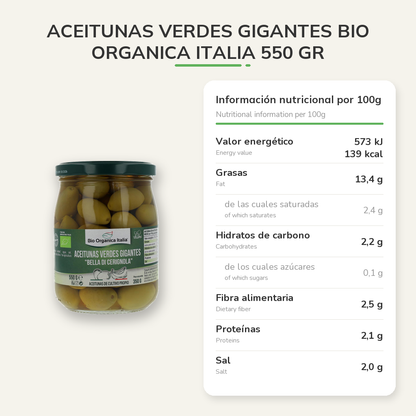 Información nutricional