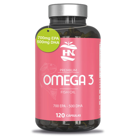 Omega 3 Capsulas 2000 Mg A Base De Aceite De Pescado - 120 Perlas Blandas Con 700mg Epa - 500mg Dha Con Vitamina E_0