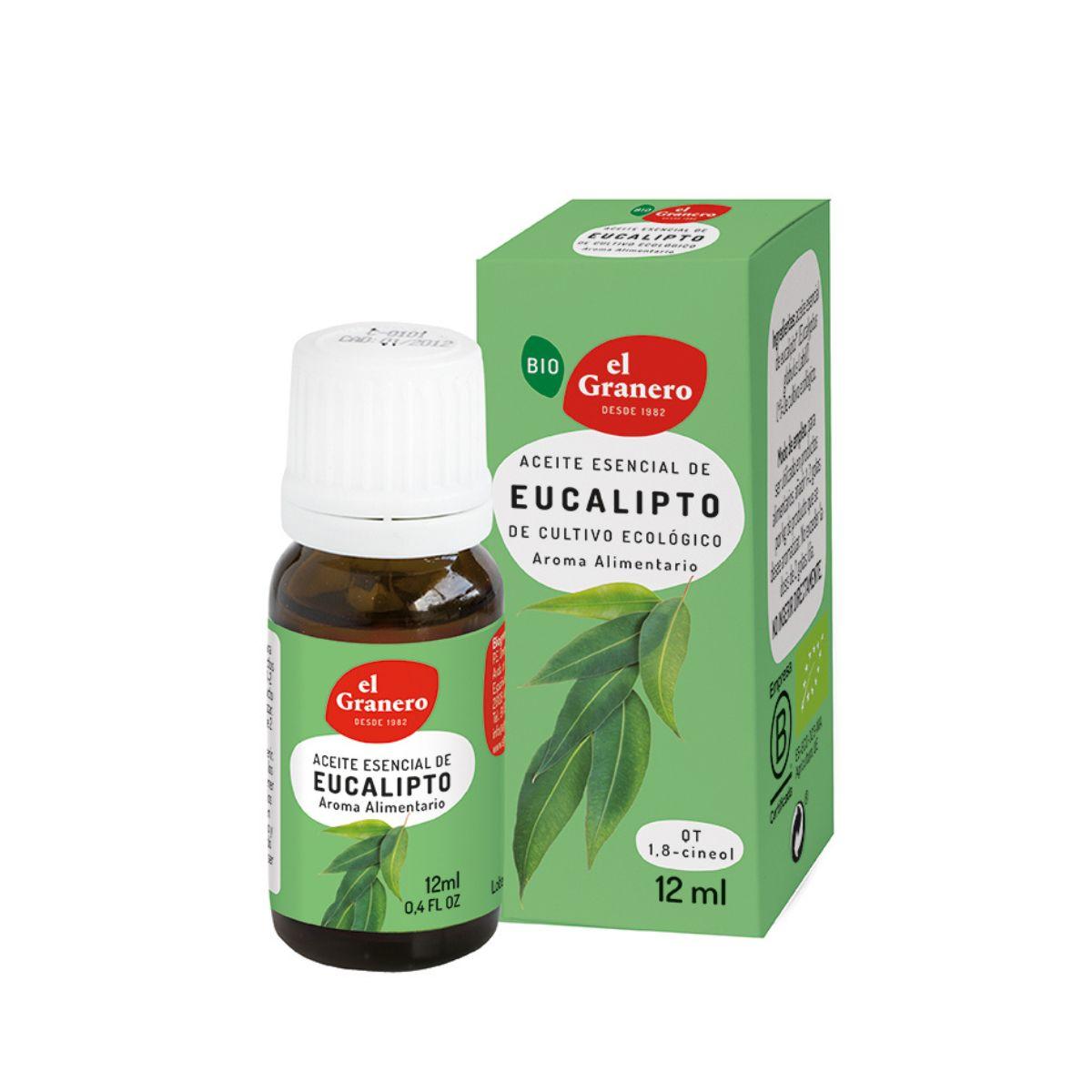 Óleo Essencial de Eucalipto Orgânico El Granero, 12 ml